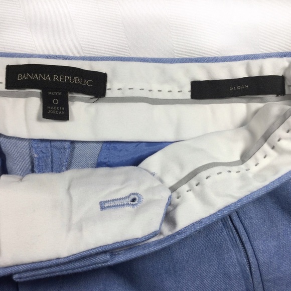 Banana Republic Light Blue Sloan Skinny Fit Pants - Picture 4 of 8